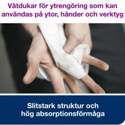 Refill Tork W15 Våtdukar För Ytrengöring Vit