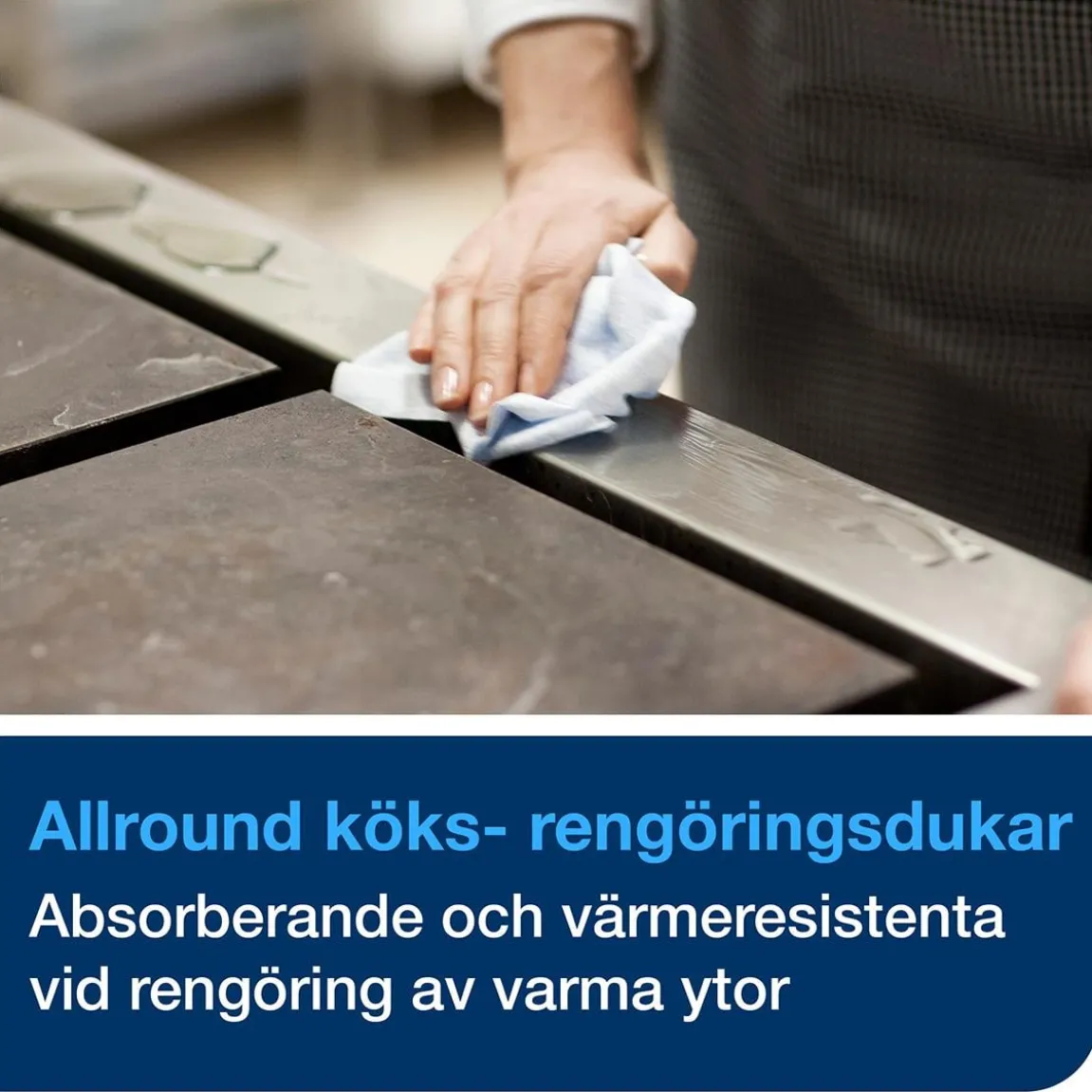 Rengöringsduk Tork W4 Kök Vit 35,5x41,5cm
