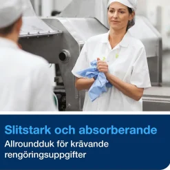 Rengöringsduk Tork W4 Kraftig Blå 35,5x41,5cm