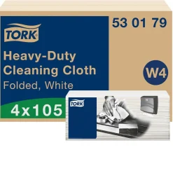 Rengöringsduk Tork W4 Kraftig Vit 35,5x41,5cm