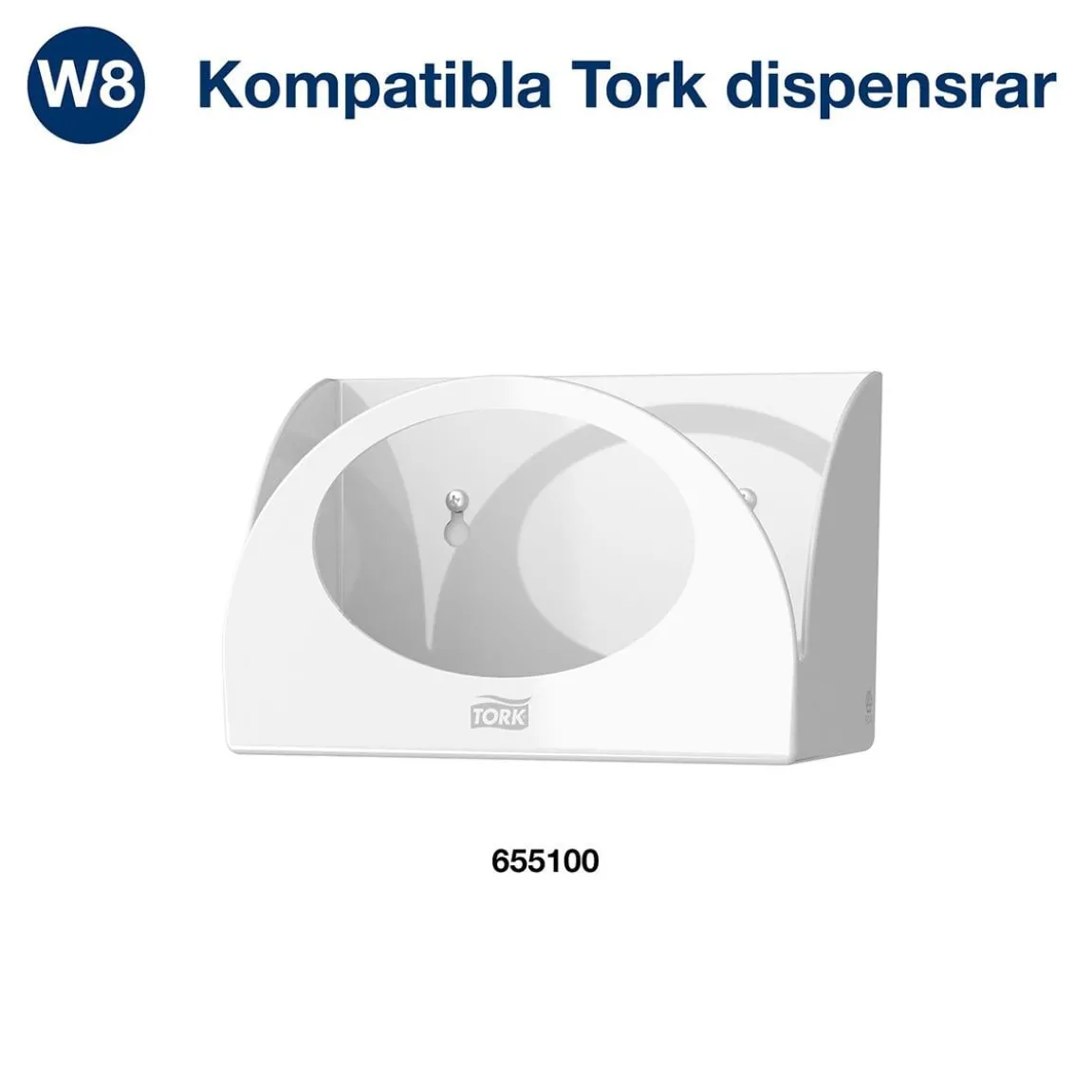 Rengöringsduk Tork W8 Kraftig Vit 31,5x38,5cm