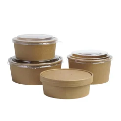Salladsskål Morris Papp Brun 145x80mm 1000ml