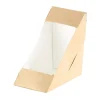 Sandwichbox dubbel Duni med fönster 175x75x90mm