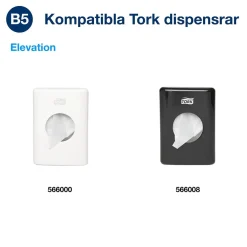 Sanitetspåse Tork B5 1L Vit