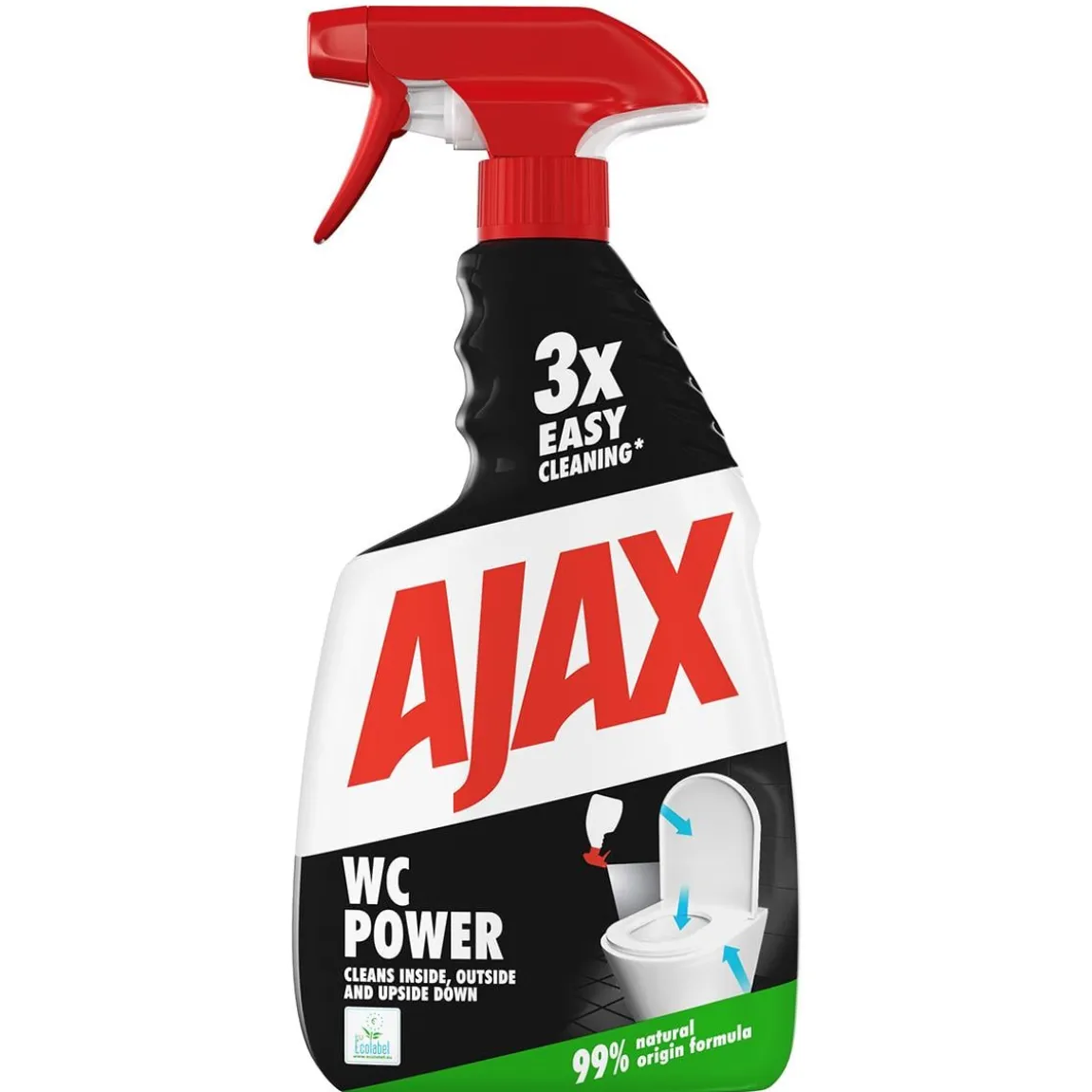 Sanitetsrent Ajax WC Power Spray 750ml