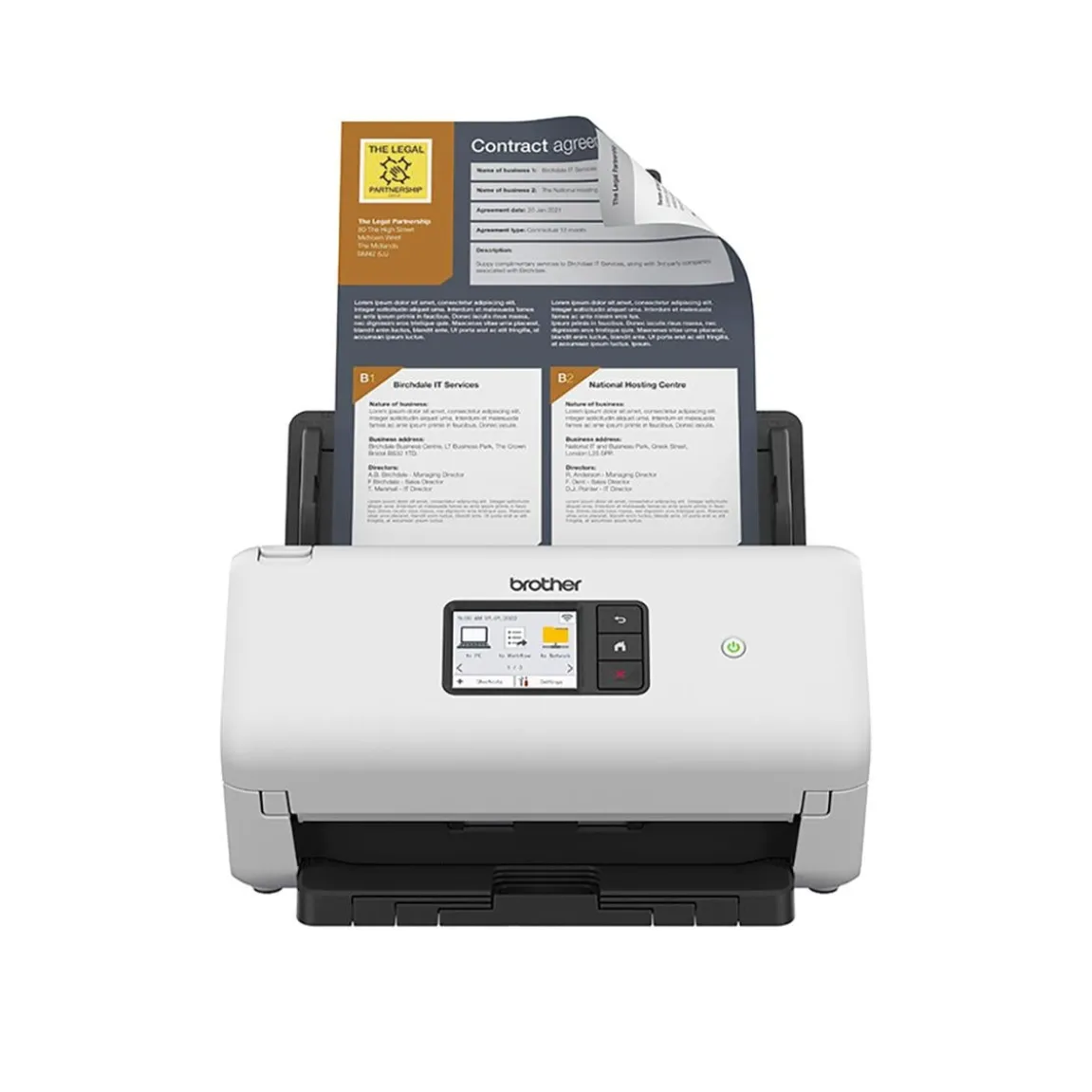 Scanner Brother ADS-4500W För Dokument