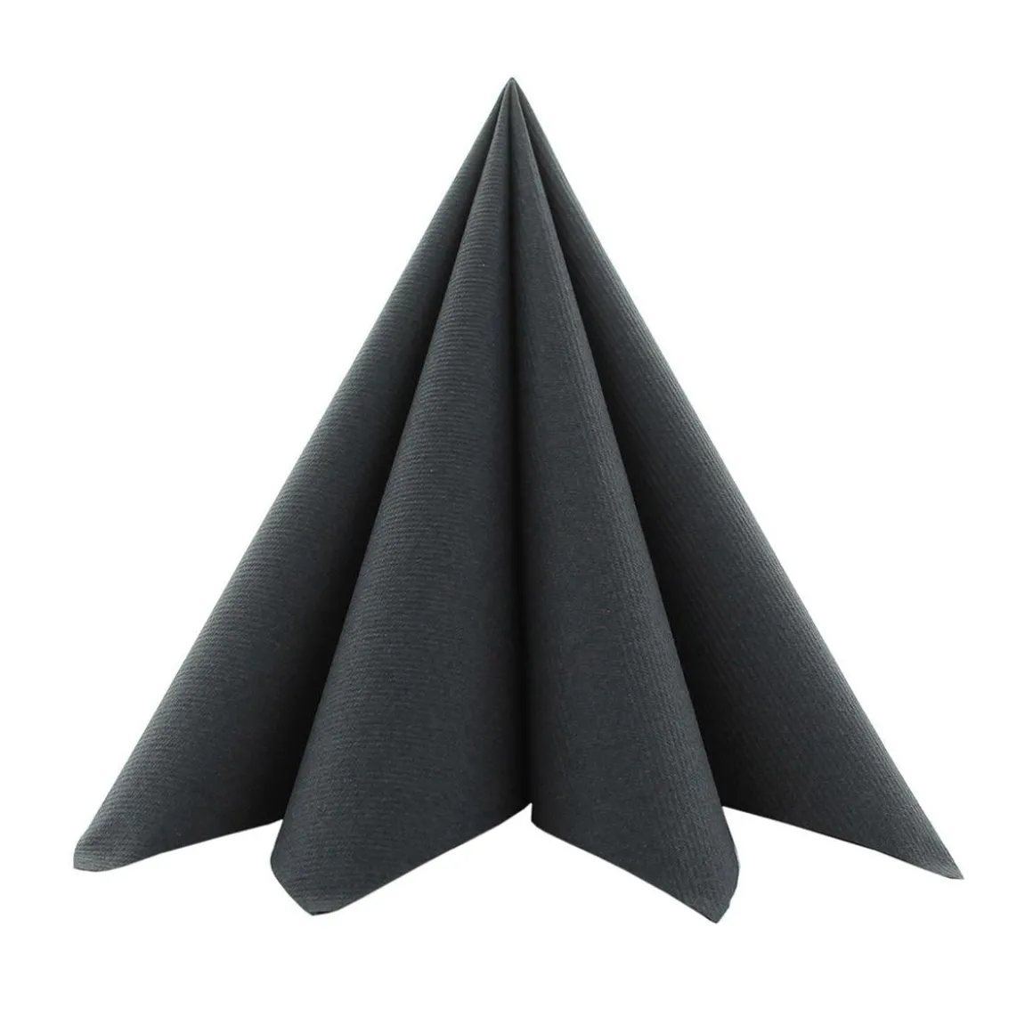 Servett Airlaid Svart 48x48cm