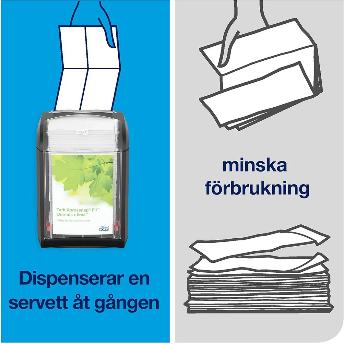 Servettdispenser Tork Xpressnap Fit N14