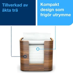 Servettdispenser Tork Xpressnap N4 Bordsmodell Valnöt