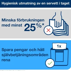 Servettdispenser Tork Xpressnap N4 Bordsmodell Valnöt