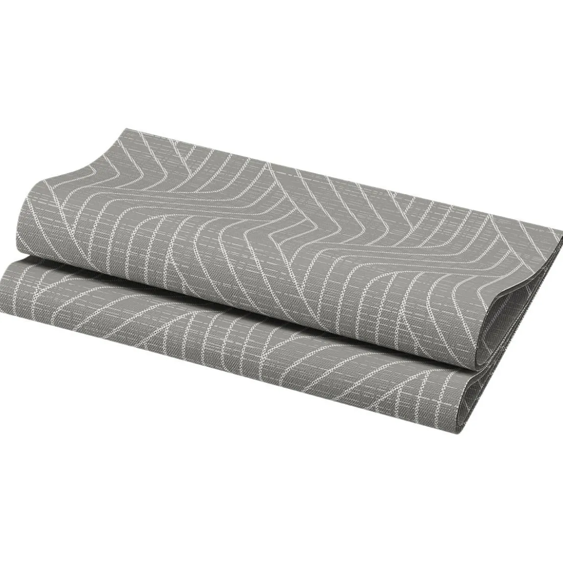 Servett Duni Dunisoft Woven Granitgrå 40x40cm