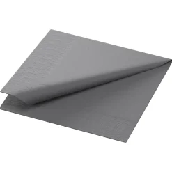 Servett Duni 2-lag Granitgrå 24x24cm