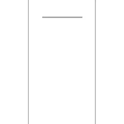 Servettficka Airlaid Pocket 1/8 Vikt Vit 40x40cm