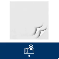 Servett Tork 3-lag Vit 33x33cm