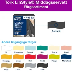 Servett Tork Linstyle Antracit 39x39cm