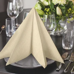 Servett Tork LinStyle 1/4 Vikt Creme 39x39cm