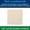 Servett Tork 100% Recycl 2-lag 1/4 vikt Natur 33x33cm