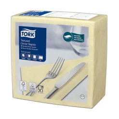 Servett Tork Textured 2-lag Champagne 39x39cm