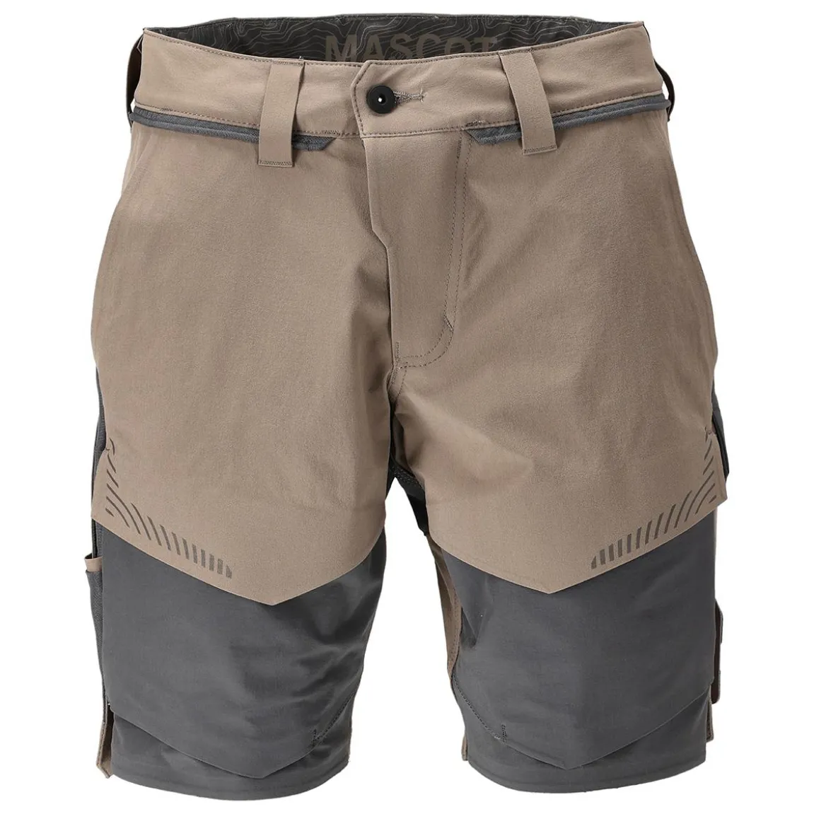 Shorts 22149-605 Stretch Sandgrå/Stengrå Stl 24C44