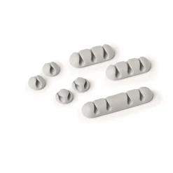 Självhäftande kabelklämma Durable Cavoline Clip mix grå