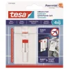 Självhäftande Spik Tesa Powerstrips Justerbar Kakel/Metall 4kg