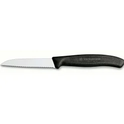 Skalkniv Victorinox Tandad Svart 8cm