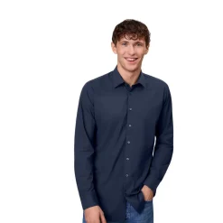 Skjorta Seven Seas S51 Hybrid Slim Marin S