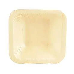Skål Eco palmblad fyrkant 8x8x2cm