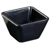 Skål Kvadratisk Melamin Svart 70x70x45 mm