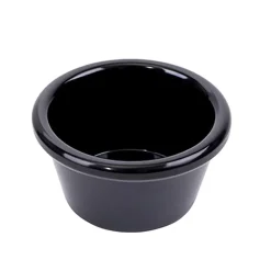 Skål Rund Melamin Svart 70x37 mm