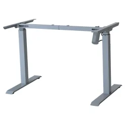 Skrivbord Höj-& Sänkbart Sun-Flex Silver/Vit 1200x800 mm