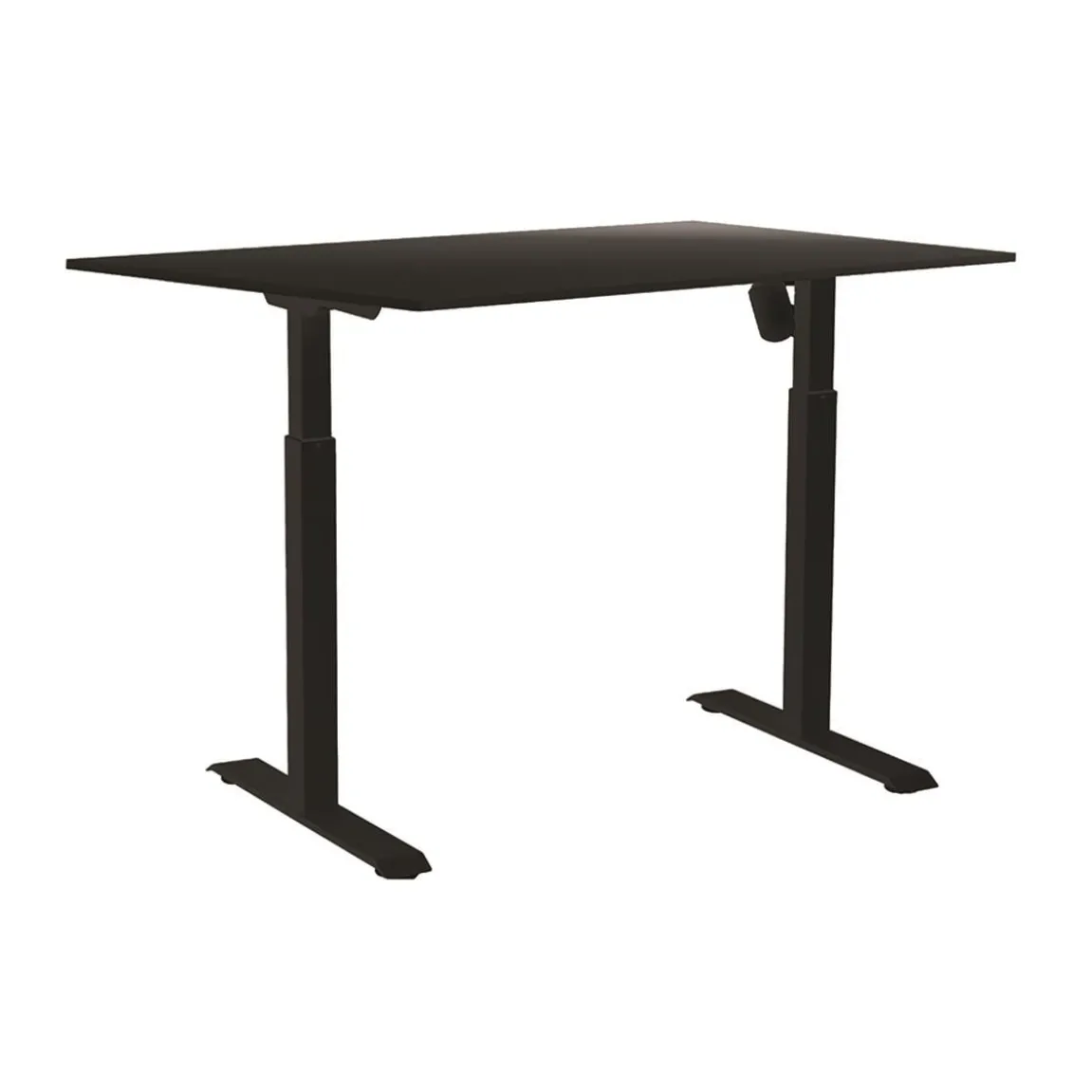 Skrivbord Höj-& Sänkbart Sun-Flex Svart/Svart 1200x800 mm