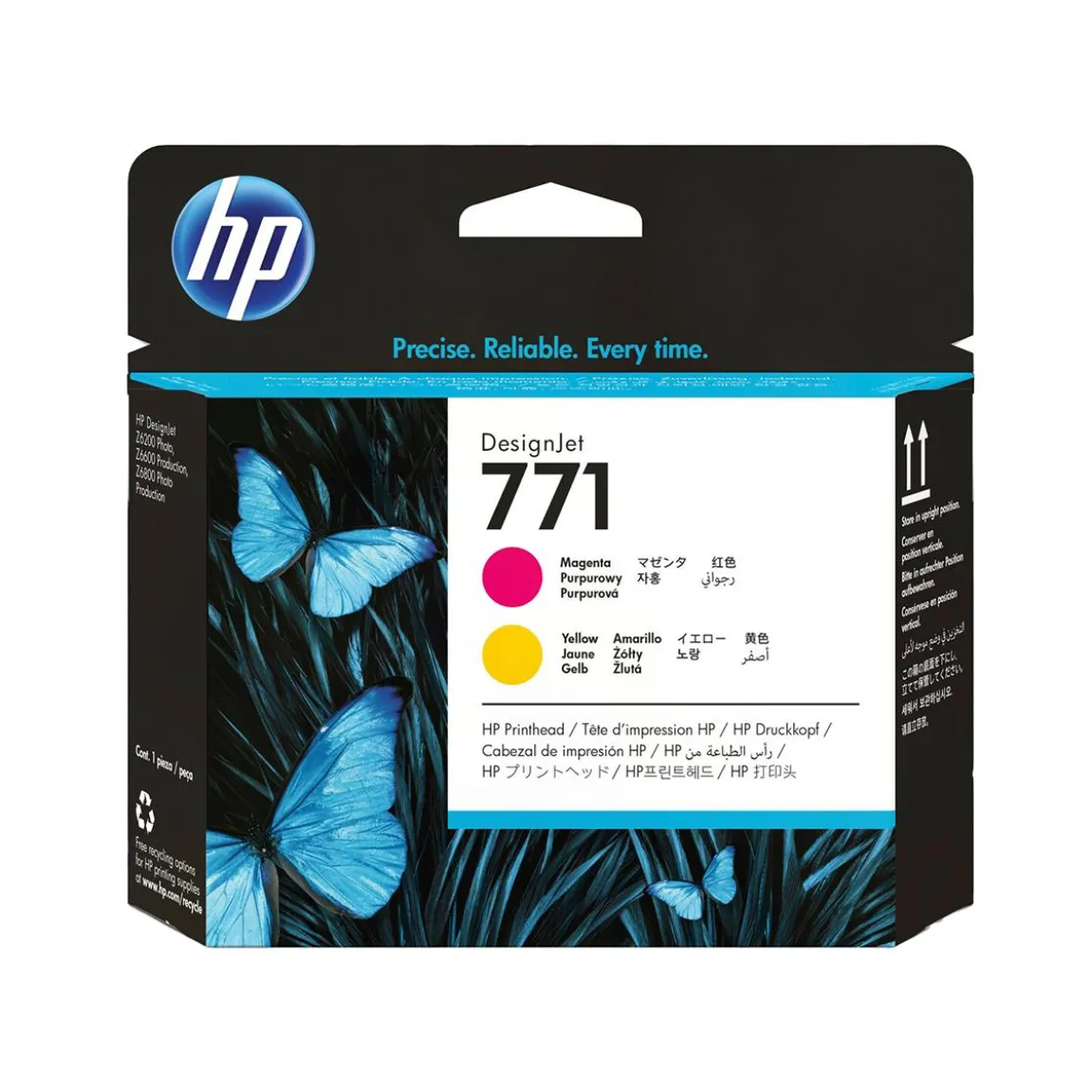 Skrivhuvud HP 771 DJZ6200 Magenta/Gul Röd