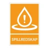 Skylt A4 Komposit Spillredskap 210x297mm 8g