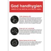 Skylt "God Handhygien" Plast A5