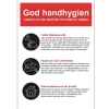 Skylt "God Handhygien" Plast A4