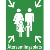 Skylt Återsamlingsplats Aluminium A3