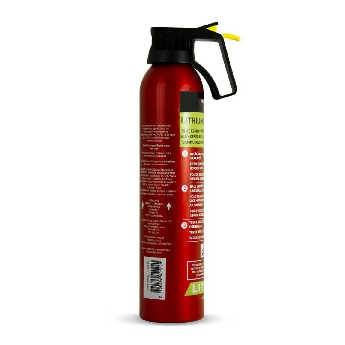 Släckspray Housegard AVD Lith-EX 500ml