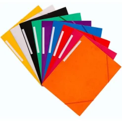 Snoddmapp Kartong FSC 3-Klaff Vit A4