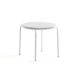 Soffbord inoff Joe Vit/Vit Ø50, H47