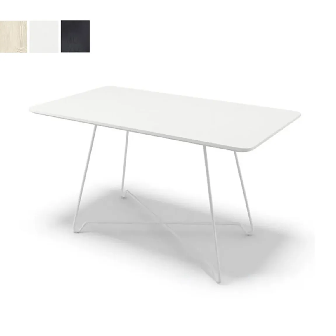 Soffbord inoff Nina Rektangulär Vit/Vit 110x60, H51