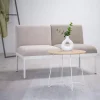 Soffbord inoff Nina Vit/Vit Ø50, H46