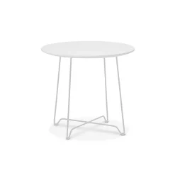 Soffbord inoff Nina Vit/Vit Ø50, H46