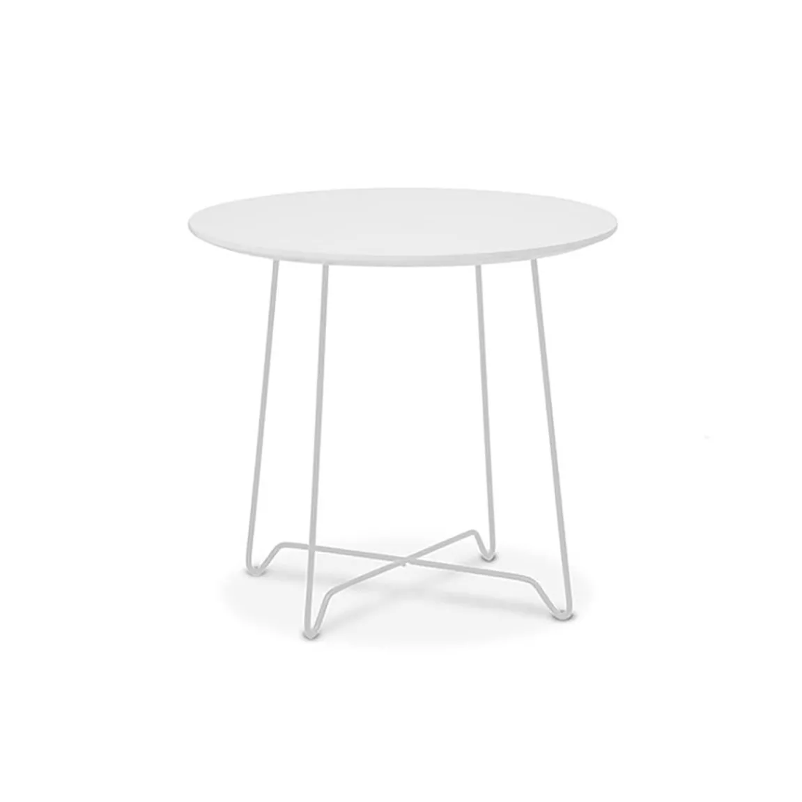 Soffbord inoff Nina Vit/Vit Ø50, H46