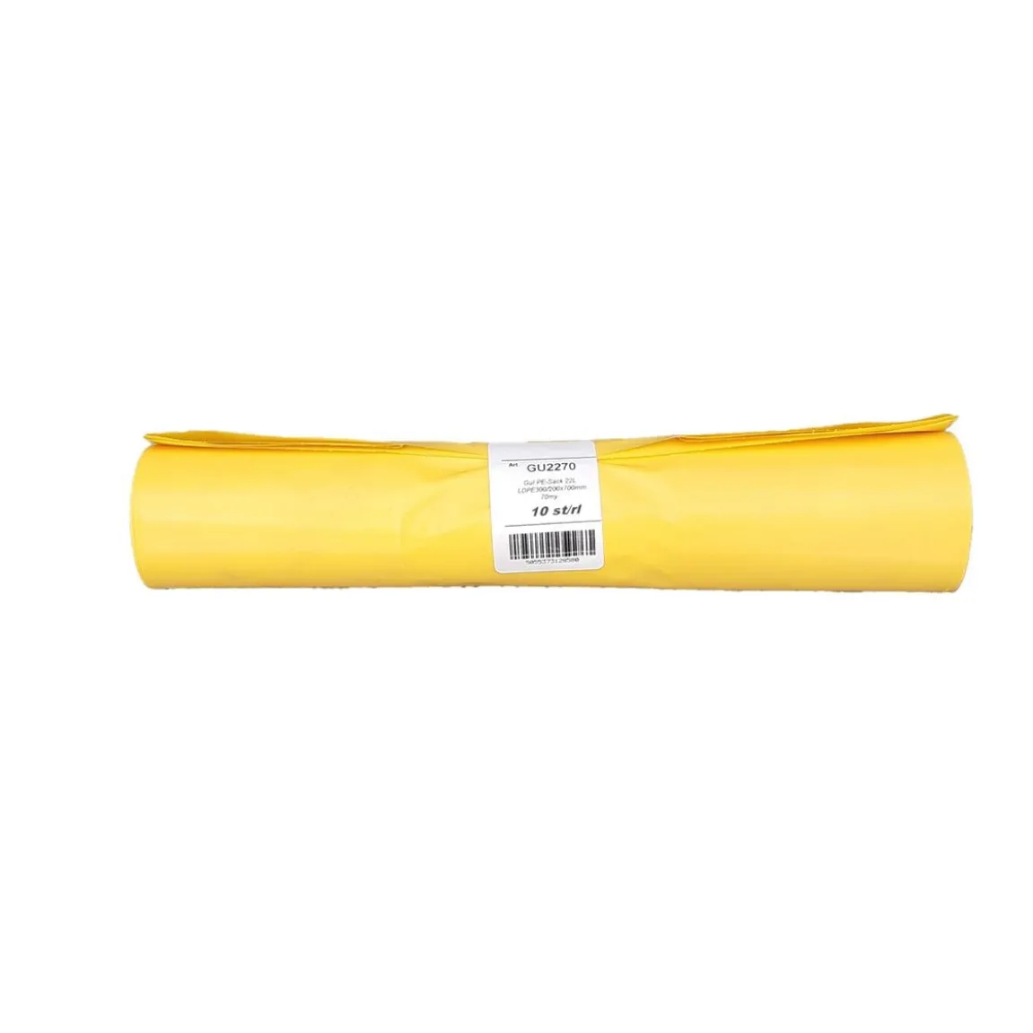 Soppåse LDPE 22L 70my Gul 500x700mm