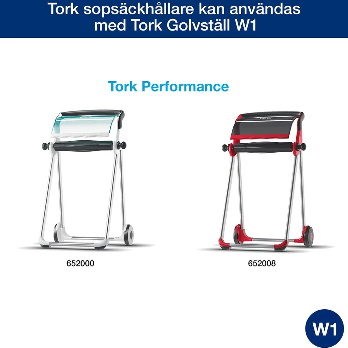 Sopsäckhållare Tork W1 Till Golvställ Svart