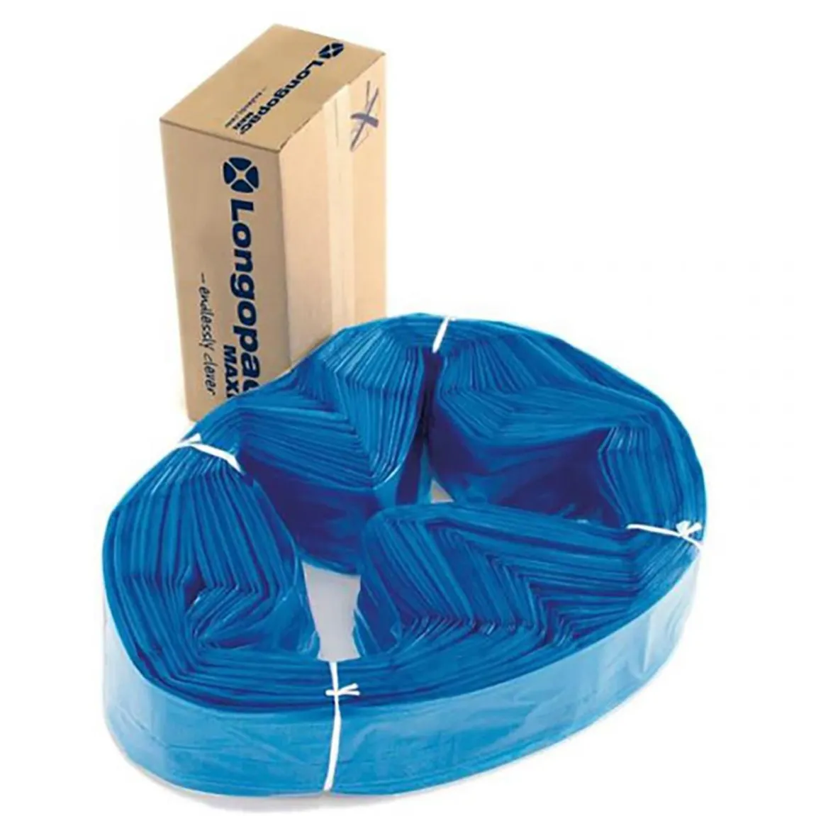 Sopsäcksslang Longopac Maxi Strong Blå 90m