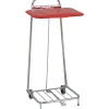 Sopsäckvagn Med Lock och Pedal 125L