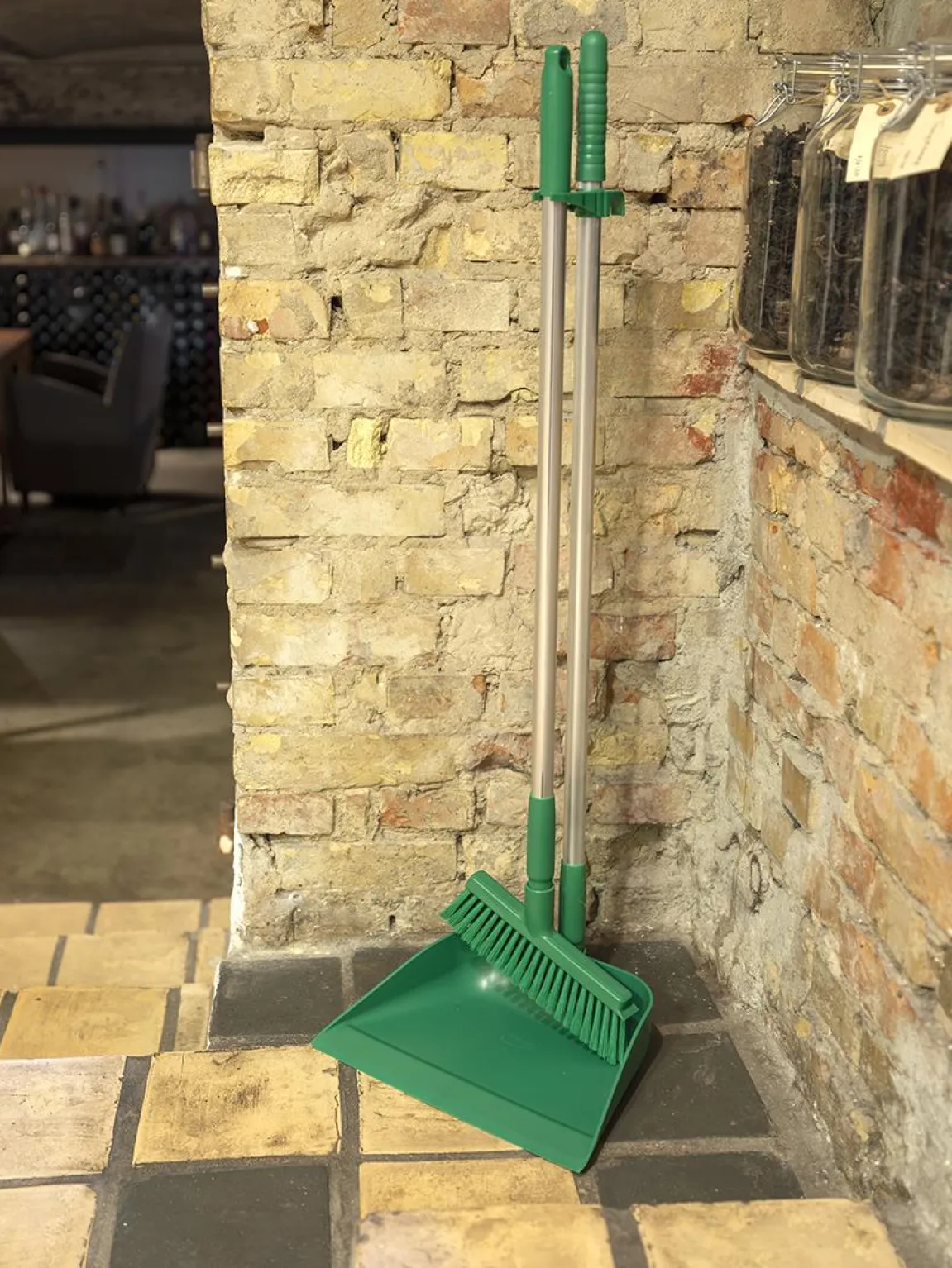 Sopskyffel Vikan Stående Blå 330mm