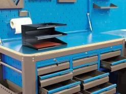 Sorteringsfack Durable 3-fack metall svart A4